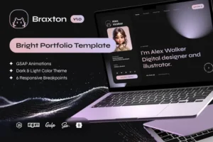 Mua Braxton Personal Portfolio & Resume HTML Template giá rẻ