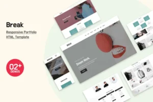 Mua Break - Responsive Portfolio HTML Template giá rẻ
