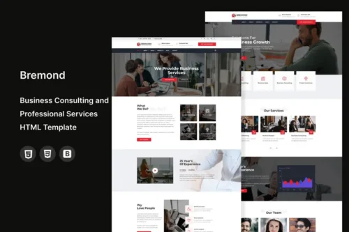 Mua Bremond -Consulting and Professional HTML Template giá rẻ