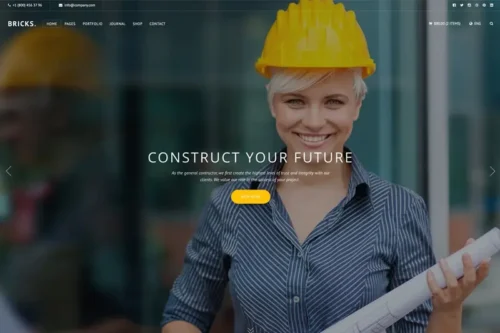 Mua Bricks - Construction & Building Website giá rẻ