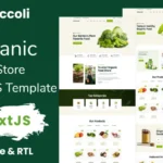 Broccoli – Organic Food Store Ecommerce NextJS