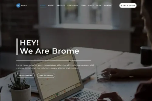 Mua Brome - Responsive Html5 Digital Agency Template giá rẻ