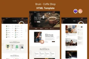Mua Bruin - Coffe Shop HTML Template giá rẻ