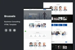 Mua Brussels - Business Consulting HTML Template giá rẻ