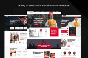 Mua Bulidy - Construction & Business PHP Template giá rẻ