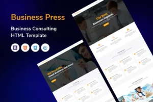 Mua BusinessPress HTML5 Teamplate giá rẻ