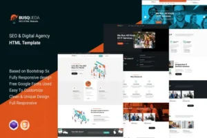 Mua Busqueda - SEO & Digital Agency HTML Template giá rẻ