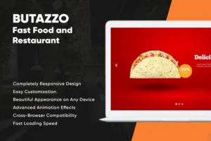Mua Butazzo - Fast Food and Restaurant Responsive giá rẻ