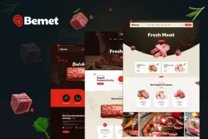 Mua Butcher & Meat Shop Template + RTL giá rẻ