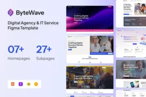Mua ByteWave - Digital Agency & IT HTML Template giá rẻ