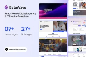 Mua Bytewave - React NextJs Digital Agency & IT Servic giá rẻ