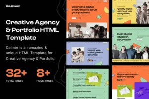 Mua Calmer - Agency & Portfolio HTML5 Template giá rẻ