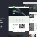 Cameron – Home Automation, CCTV HTML Template