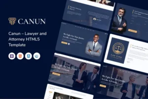 Mua Canun – Lawyer and Attorney HTML5 Template giá rẻ