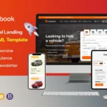 Carbook – Car Rental Landing Page HTML Template