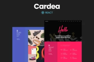 Mua Cardea - Portfolio One Page React Template giá rẻ