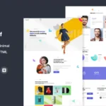 Cardiff Colorful Minimal Portfolio HTML Template