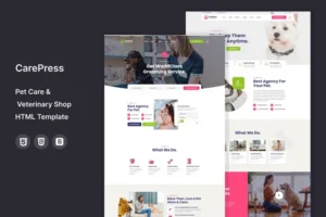 Mua CarePress - Pet Care HTML Templa giá rẻ