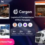 Cargon – Logistics, Cargo & Transportation HTML