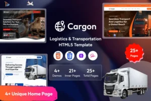 Mua Cargon - Logistics, Cargo & Transportation HTML giá rẻ