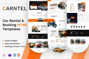 Mua Carntel - Car Rental & Booking HTML Template giá rẻ