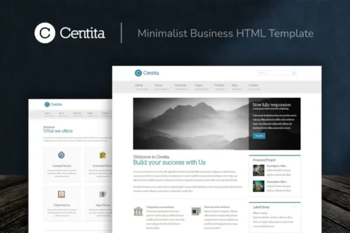 Mua Centita - Minimalist Business HTML Template giá rẻ