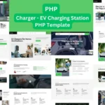 Charger EV Charging Station Business PHP Template