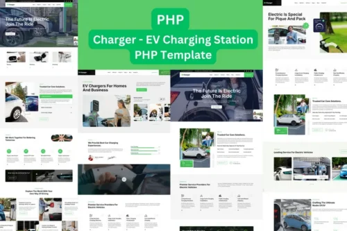 Mua Charger EV Charging Station Business PHP Template giá rẻ