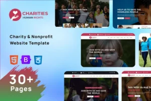 Mua Charities - Charity & Nonprofit Template giá rẻ
