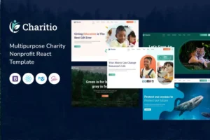 Mua Charitio - Multipurpose Charity React Template giá rẻ
