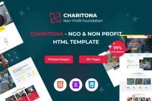 Mua Charitona - Charity & Nonprofit HTML Template giá rẻ