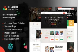 Mua Charity - Non-Profit Charity React NextJs Template giá rẻ
