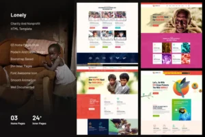 Mua Charity & Nonprofit HTML Template giá rẻ