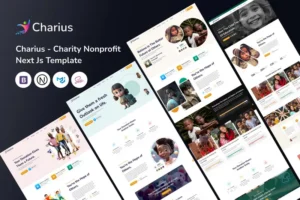 Mua Charius - Charity Nonprofit Next Js Template giá rẻ
