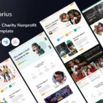 Charius – Charity Nonprofit React Template