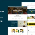 Child Care – Education HTML5 Template