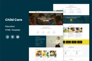 Mua Child Care - Education HTML5 Template giá rẻ