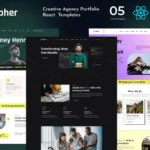 Cipher – Creative Agency Portfolio React Template