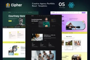Mua Cipher - Creative Agency Portfolio React Template giá rẻ