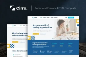 Mua Cirro - Forex and Finance HTML Template giá rẻ