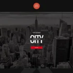City – Responsive Coming Soon Page
