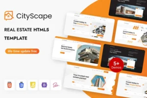 Mua CityScape – Real Estate HTML5 Template giá rẻ