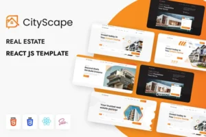 Mua CityScape – Real Estate React Js Template giá rẻ