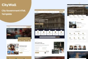 Mua CityWall - City Government HTML Template giá rẻ