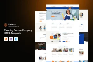 Mua Claimax - Cleaning Service Company HTML Template giá rẻ