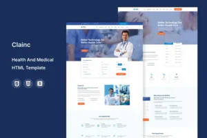 Mua Clainc – Health And Medical HTML Template giá rẻ