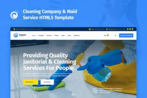 Mua Clanora - Cleaning Services HTML5 Template giá rẻ