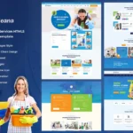 Cleana – Cleaning Services HTML5 Website Template