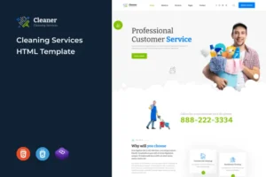 Mua Cleaner - Cleaning Services HTML Template giá rẻ