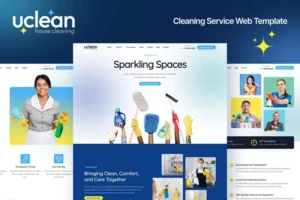 Mua Cleaning Service Bootstrap Template - Uclean giá rẻ